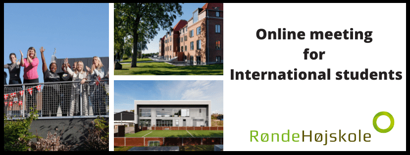 Online meeting for international students