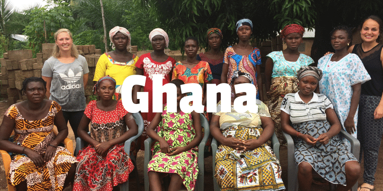Rejse med frivilligt arbejde i Ghana