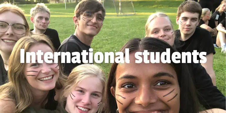 International students at Rønde Højskole